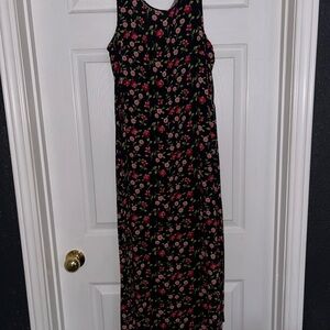 Vintage Floral Maxi Dress